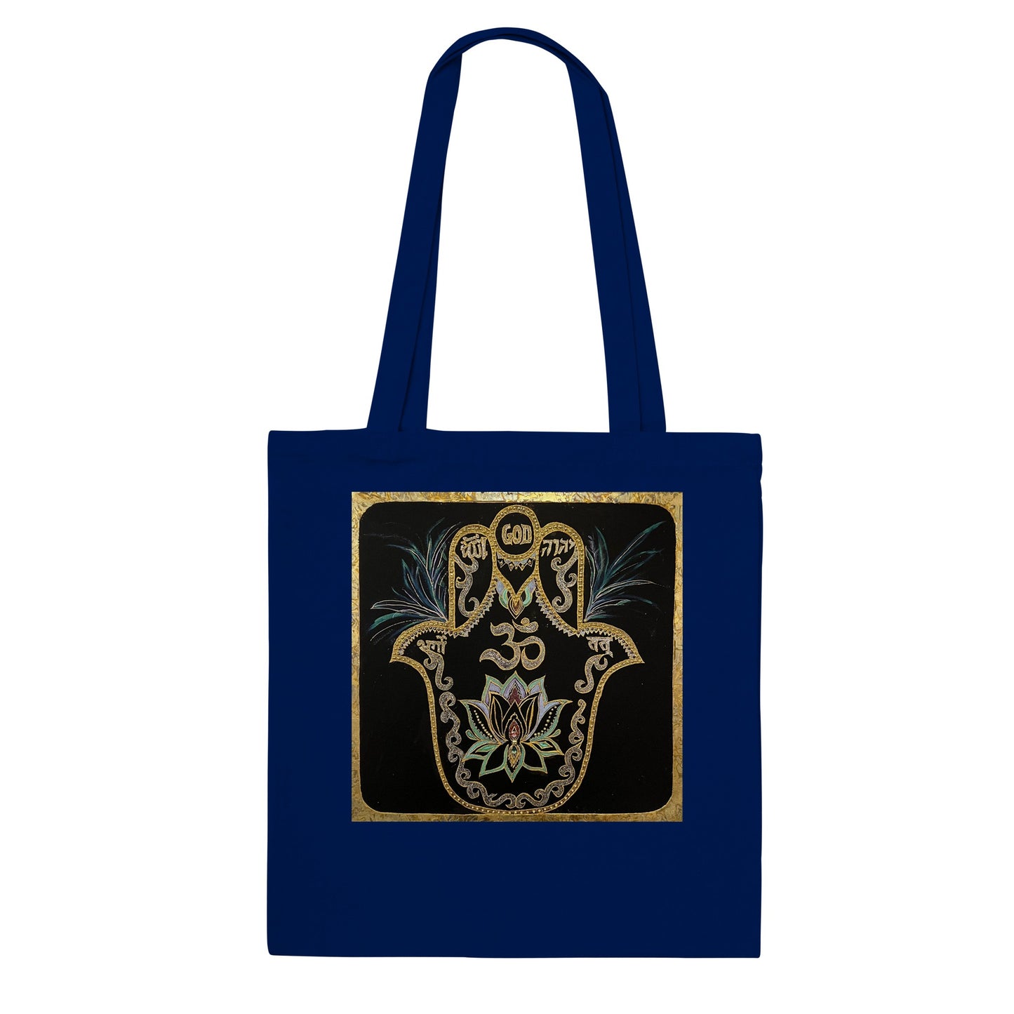 Black Hamsa Tote